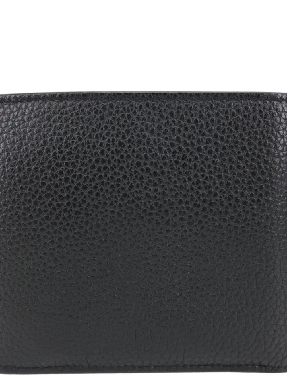 Yves Saint Laurent  Cassandre Grained Leather Bifold Wallet Black - Picture 4 of 12